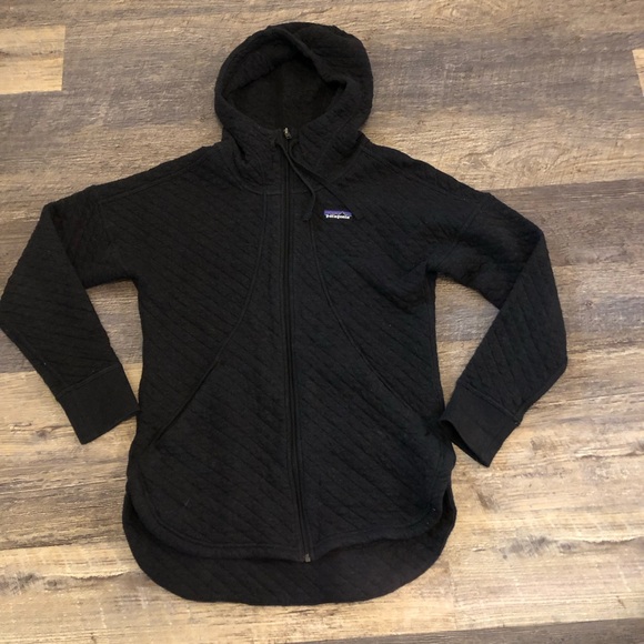 Patagonia Jackets & Blazers - Patagonia Organic Cotton Quilt Hooded Jacket - Women's size Small EUC